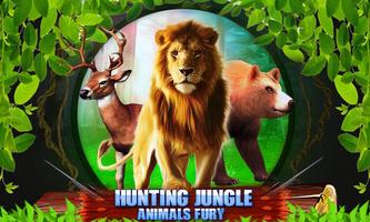 hunting Jungle Animals Fury โปสเตอร์