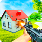 House on shoot - shooting game icône