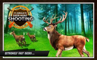 Jungle Deer Hunt Shooting Affiche