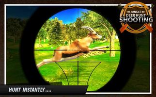 Jungle Deer Hunt Shooting capture d'écran 3