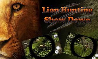 Lion chasse Show vers le bas capture d'écran 1