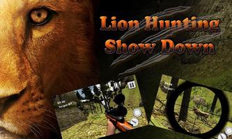 Lion chasse Show vers le bas capture d'écran 2