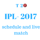 IPL 2017 Schedule ikon