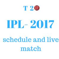 IPL 2017 Schedule capture d'écran 1