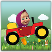Masha collect eggs