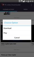 Free facebook video downloader Screenshot 1