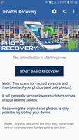 Photo recovery poster