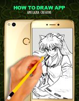 How to Draw Inuyasha - EASY تصوير الشاشة 3