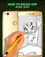How to Draw KungfuPanda - Easy पोस्टर