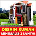 house 2 floors design 2017 icon