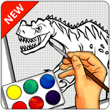 Learn to draw Dinosaurs icône