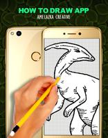 Learn to draw Dinosaurs imagem de tela 1