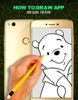 How To Draw Pooh - Easy โปสเตอร์