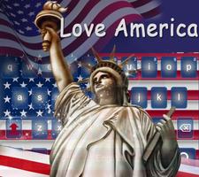 American flag Live Wallpaper Theme 포스터