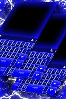 Theme Keyboard Blue Neon gönderen