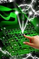 Neon Green Keyboard Theme Ekran Görüntüsü 1