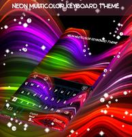 Neon Multicolor Keyboard Theme screenshot 3