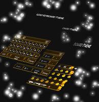 Gold Keyboard Theme اسکرین شاٹ 1