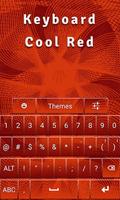 Keyboard Cool Red poster