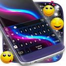 Keyboard Neon Wave Theme APK