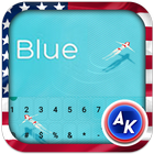 Keyboard Themes Blue أيقونة