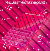 Pink Abstract Keyboard capture d'écran 2