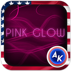 Pink Glow Keyboard أيقونة