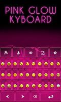 Pink Glow Keyboard تصوير الشاشة 1