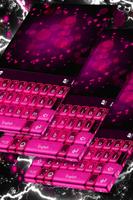 Pink Neon Keyboard Theme poster