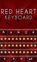 Red Heart Keyboard capture d'écran 1