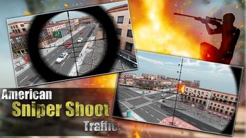 American Sniper Shoot Traffic پوسٹر