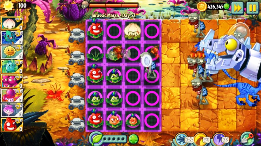 Plants vs Zombies 2 Cheat. PVZ 2 Юрские болота.