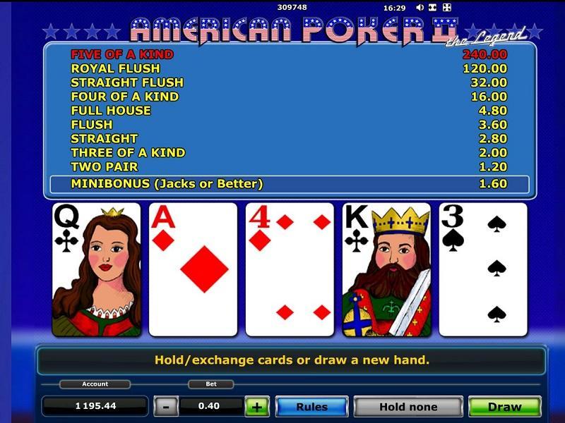 игровые автоматы американский покер играть бесплатно и без регистрации