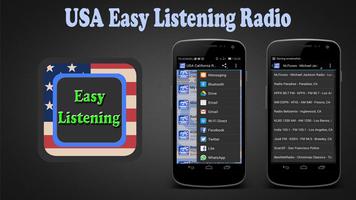 USA Easy Listening Radio Affiche