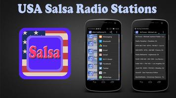 USA Salsa Radio Stations Plakat