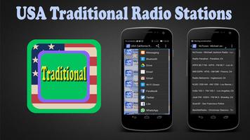 USA Traditional Radio Stations پوسٹر