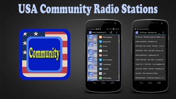 USA Community Radio Stations Affiche