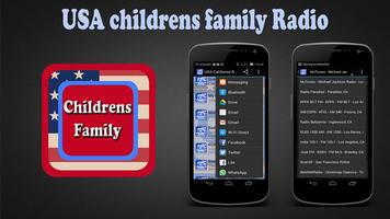 USA childrens family Radio plakat