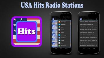 USA Hits Radio Stations plakat