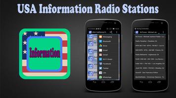 USA Information Radio Stations Affiche
