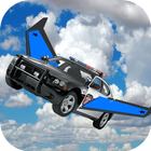 Flying Police Car Free Ride 3D ikona
