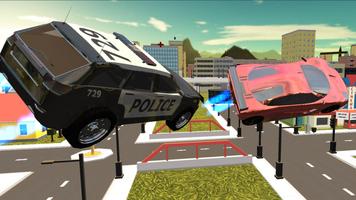 Flying Police Car Free Ride 3D screenshot 3