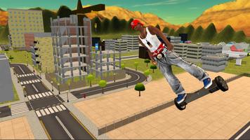 Flying Hoverboard Simulator 3D poster