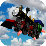 Flying Train Xtreme City Ride أيقونة