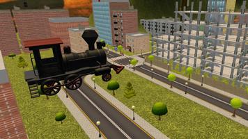 Poster Flying Train Xtreme City Ride