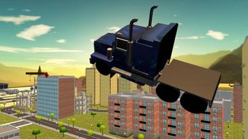 Flying Truck Simulator Extreme الملصق