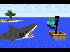 Mod Jaws and Megalodon for MCPE Affiche