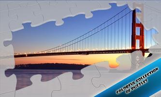 Slide Puzzles Beautiful Bridges-poster