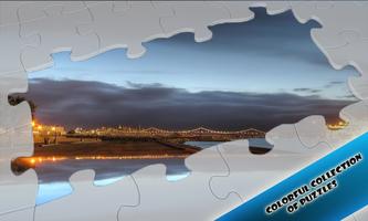 Slide Puzzles City at Sunset تصوير الشاشة 2