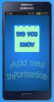 Add information every day plakat